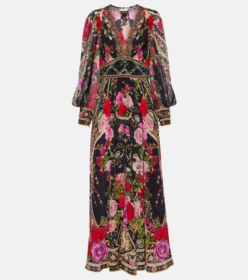 Camilla Floral printed silk maxi dress