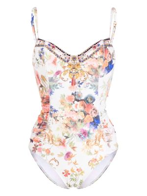 Camilla Friends With Frescos swimsuit - White