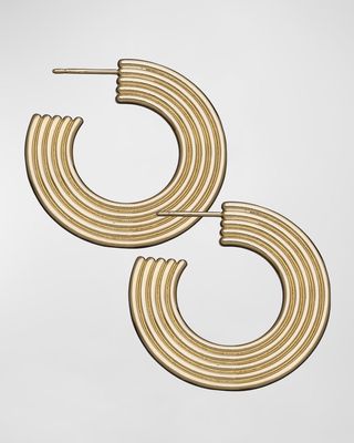 Camilla Gold-Plated Hoop Earrings