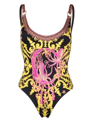 Camilla graphic-print one-piece swimsuit - Black