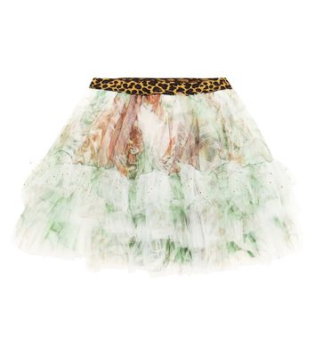 Camilla Kids Printed tulle skirt