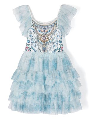 Camilla Kids Season Of The Siren tulle dress - Blue