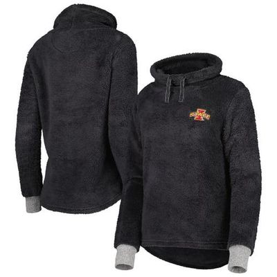 CAMP DAVID Women's Charcoal Iowa State Cyclones Fluffy Cowl Pullover