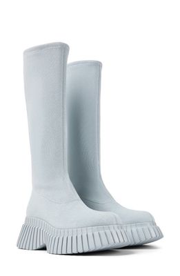 Camper BCN Tall Sock Boot in Light Pastel Grey