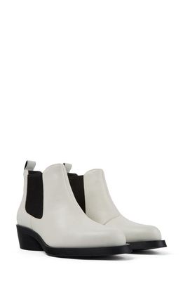 Camper Bonnie Chelsea Boot in White Natural