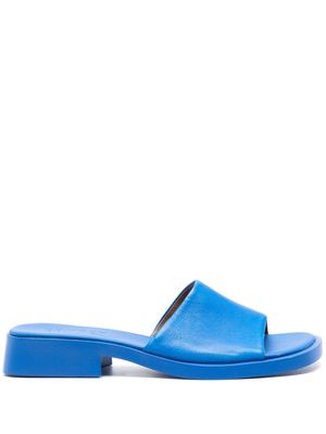 Camper Dana slip-on leather sandals - Blue
