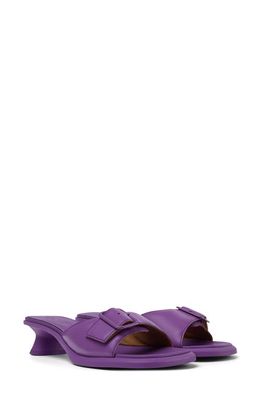 Camper Dina Slide Sandal in Bright Purple