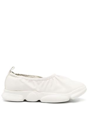 Camper Karst leather ballerina shoes - White