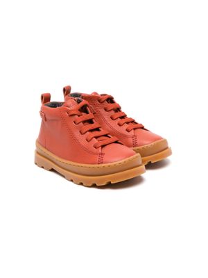 Camper Kids Brutus leather ankle boots - Red