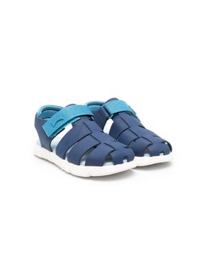 Camper Kids caged-design touch-strap sandals - Blue