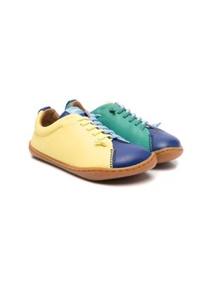 Camper Kids colour-block leather sneakers - Blue