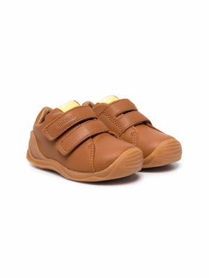 Camper Kids Dadda touch-strap leather sneakers - Brown