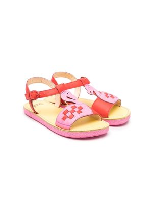 Camper Kids flamingo-detail sandals - Red