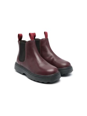 Camper Kids Norte leather chelsea boots - Red