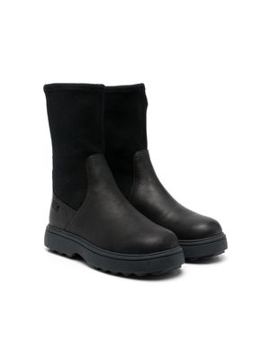 Camper Kids Norte round-toe leather boots - Black