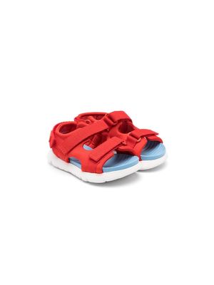 Camper Kids Oruga touch-strap sandals - Red