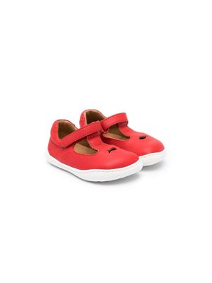 Camper Kids Peu Cami Twins leather pre-walkers - Red
