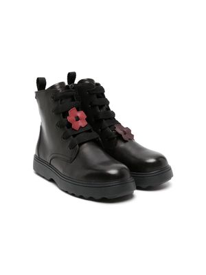 Camper Kids Twins leather ankle boots - Black