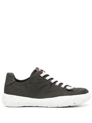 Camper lace-up logo-patch sneakers - Grey