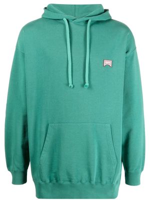 Camper 'Out Of Office' drawstring hoodie - Green