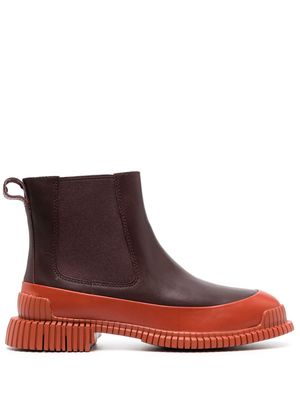 Camper Pix ankle-length leather boots - Red