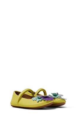 Camper Right Ballet Flat in Bright Yellow