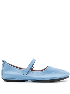 Camper Right Nina leather ballerina shoes - Blue