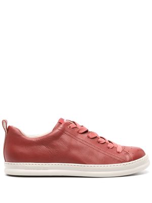 Camper Runner logo-patch leather sneakers - Red