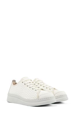 Camper Runner Up Perforated Sneaker in White Natural