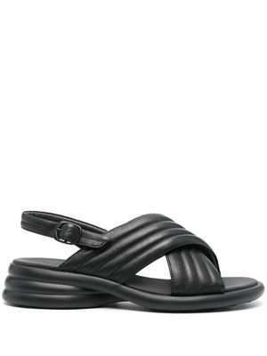 Camper Spiro 40mm leather sandals - Black