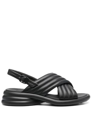 Camper Spiro cross-strap sandals - Black