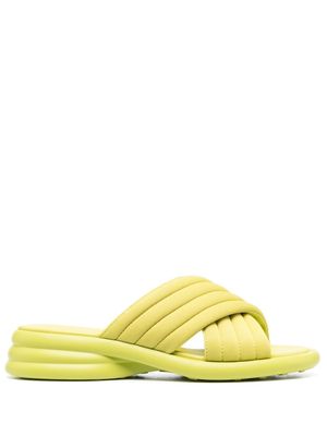 Camper Spiro crossover-strap sandals - Green