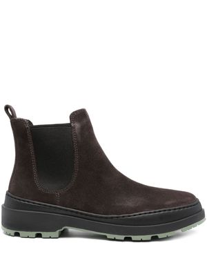 Camper suede leather ankle boots - Brown