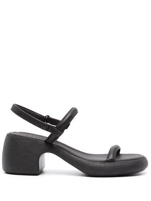 Camper Thelma 65mm leather sandals - Black