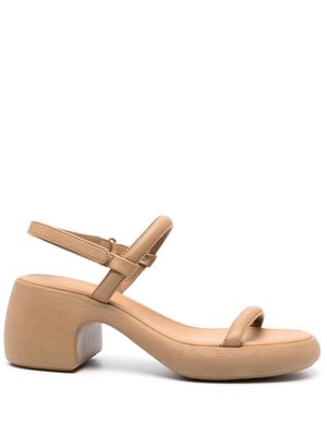 Camper Thelma 70mm leather sandals - Neutrals