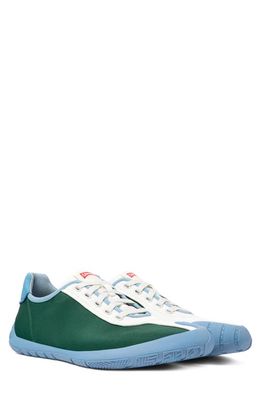 Camper Twins Mismatched Sneaker in Green/White/Blue