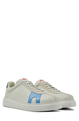 Camper Twins Mismatched Sneakers in White Natural/Blue