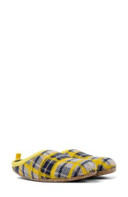 Camper Wabi Wool Blend Slipper in Yellow Multi