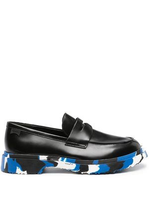 Camper Walden contrasting-sole leather loafers - Black