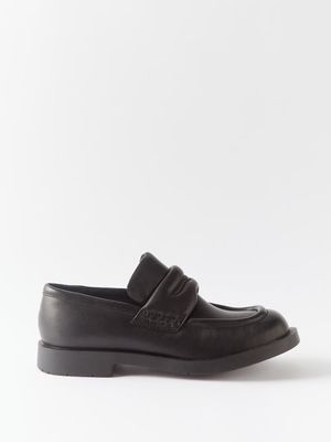 Camperlab - 1978 Padded Square-toe Leather Loafers - Mens - Black