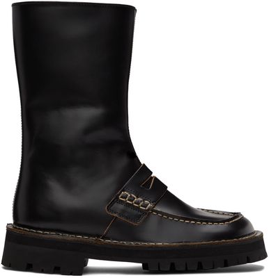CamperLab Black Eki Ankle Boots