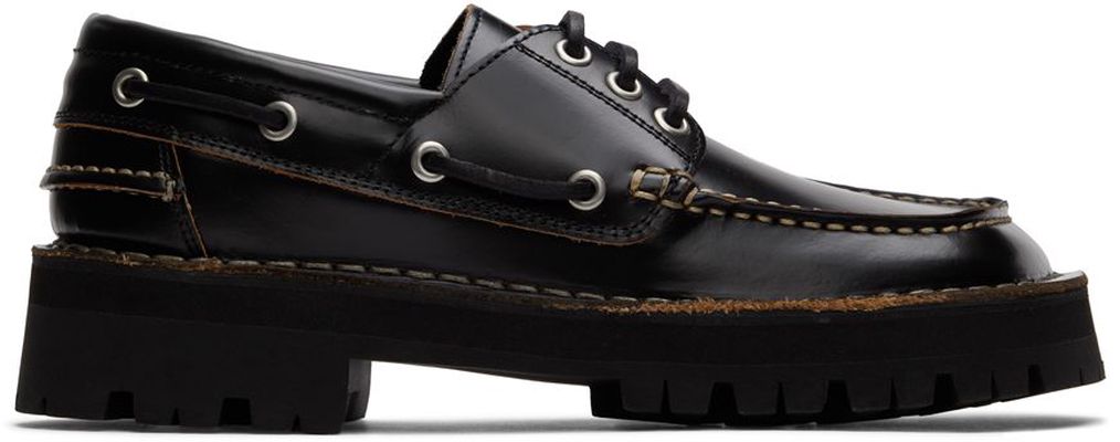 CamperLab Black Eki Lace-Up Shoes