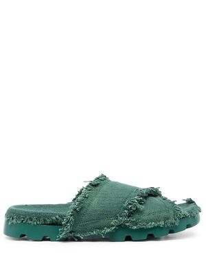 CamperLab Brutus frayed-edge sandals - Green