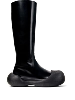 CamperLab Caramba round-toe leather boots - Black