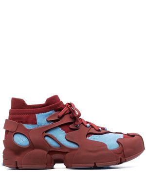 CamperLab cut-out-panelled-sneakers - Red