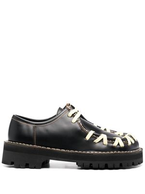 CamperLab lace-up leather shoes - Black
