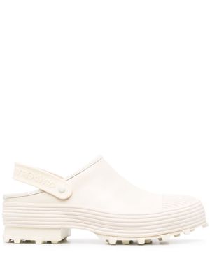 CamperLab leather chunky mules - White