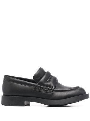 CamperLab leather round-toe loafers - Black