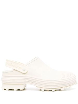 CamperLab leather slingback clogs - White