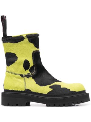 CamperLab mid-calf fur boots - Yellow